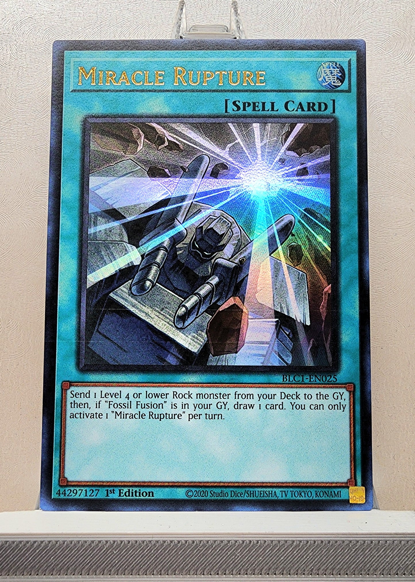 Yugioh! 1x Miracle Rupture (BLC1 - Ultra Rare) 1st Edition