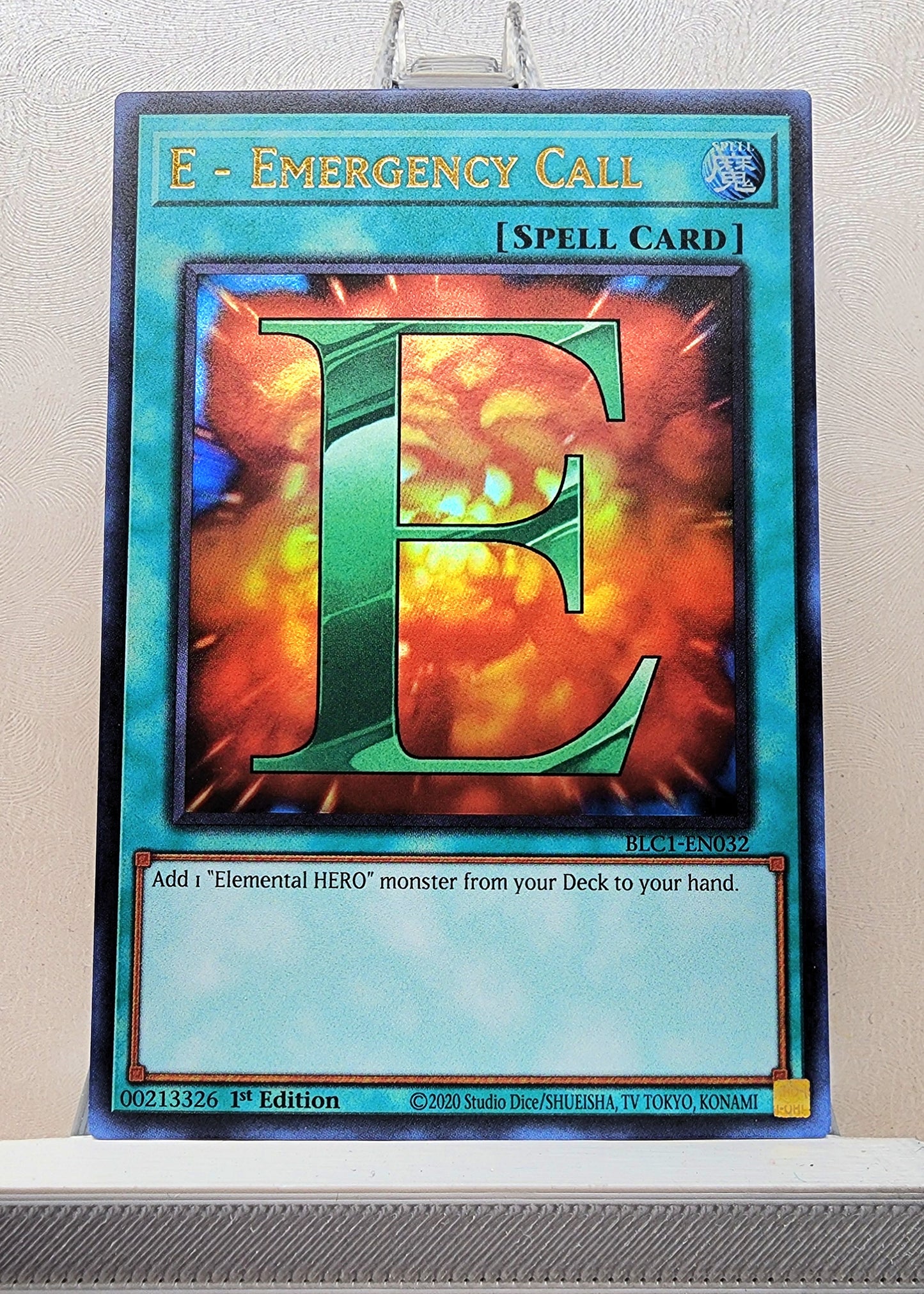 Yugioh! 1x E - Emergency Call (BLC1 - Ultra Rare) 1st Edition