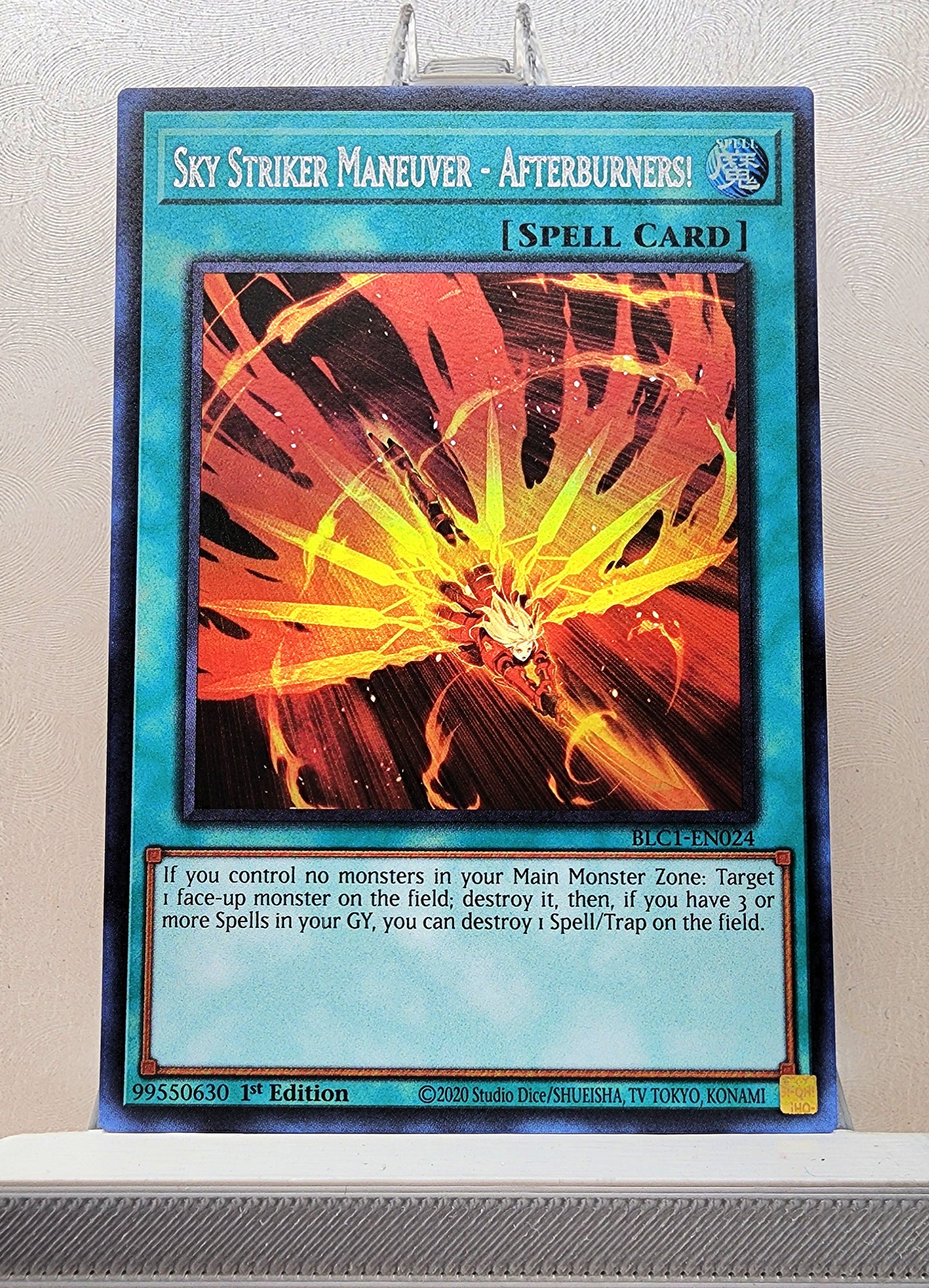 Yugioh! 1x Sky Striker Maneuver - Afterburners (BLC1 - Ultra Rare) 1st Edition