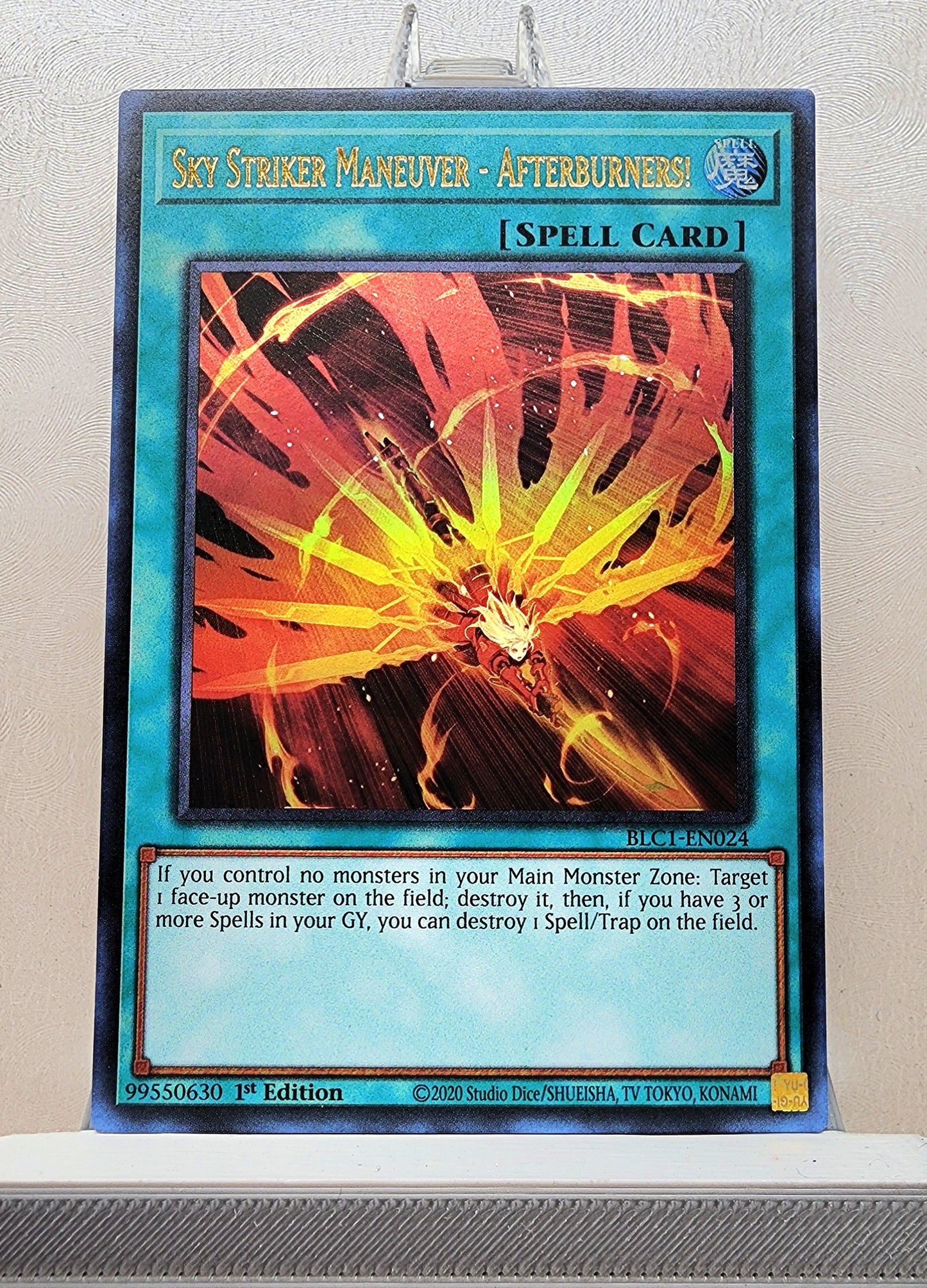 Yugioh! 1x Sky Striker Maneuver - Afterburners (BLC1 - Ultra Rare) 1st Edition