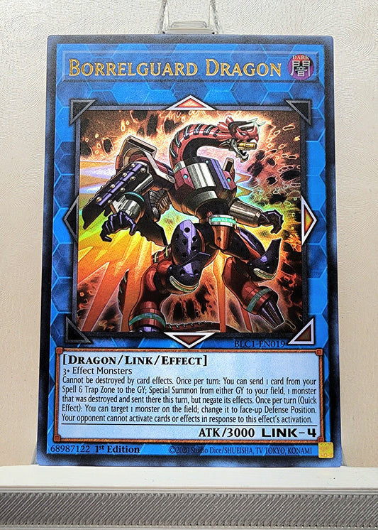 Yugioh! 1x Borrelguard Dragon (BLC1 - Ultra Rare) 1st Edition