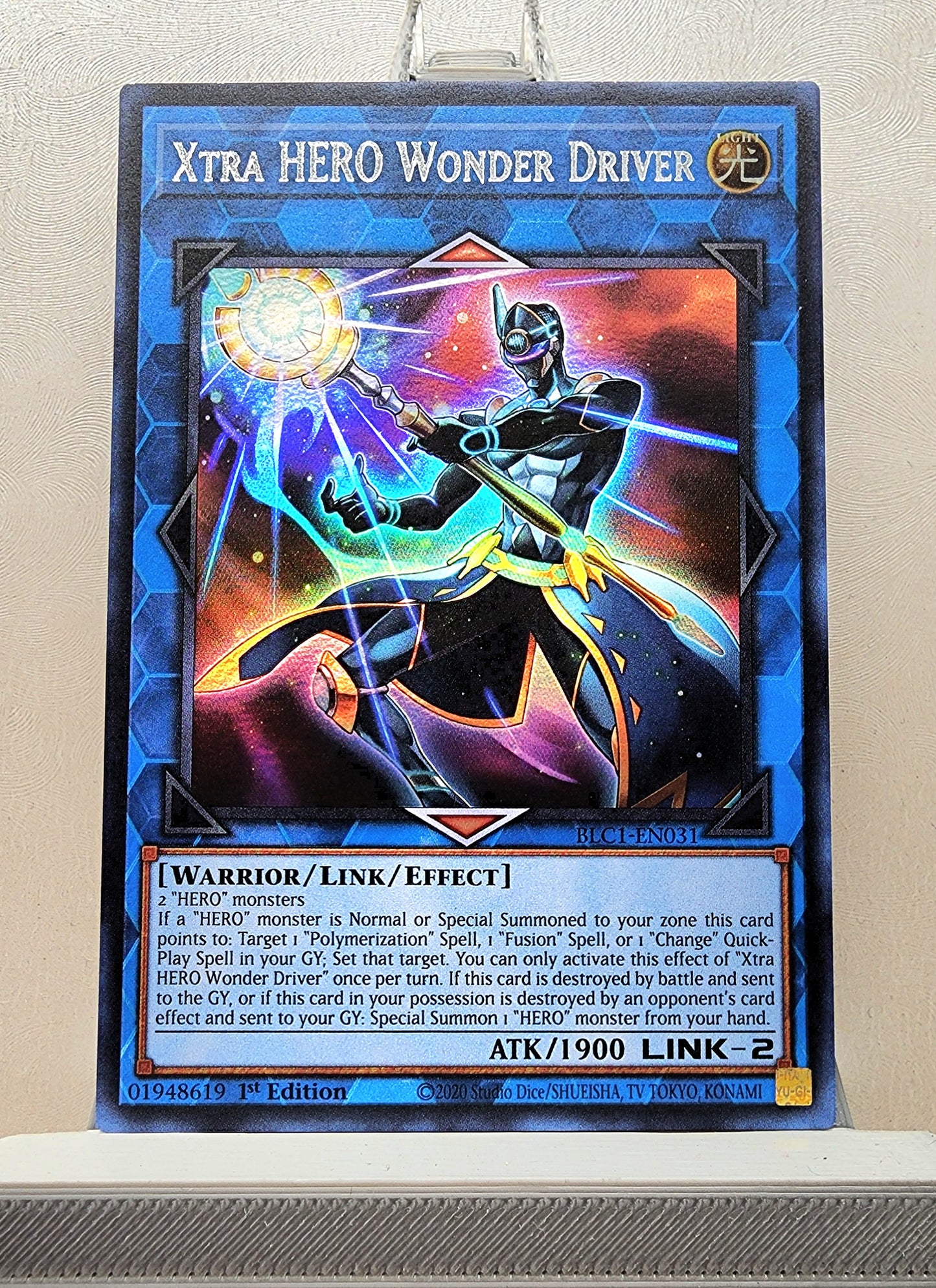 Yugioh! 1x Xtra HERO Wonder Driver (BLC1 - Ultra Rare) 1st Edition