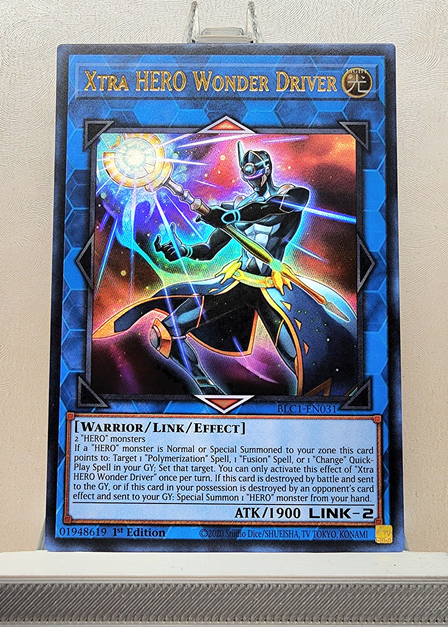 Yugioh! 1x Xtra HERO Wonder Driver (BLC1 - Ultra Rare) 1st Edition