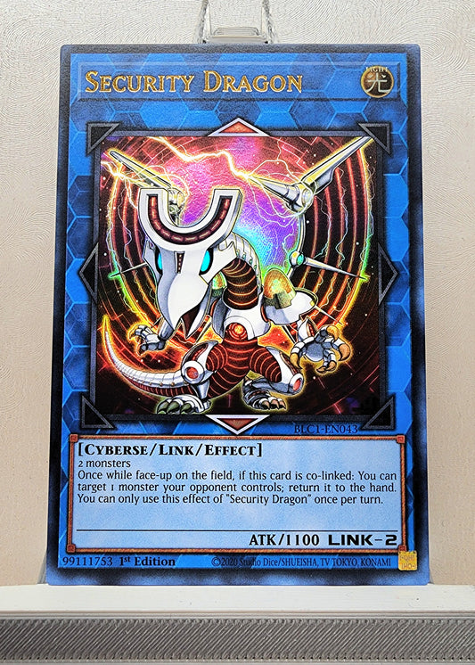 Yugioh! 1x Security Dragon (BLC1 - Ultra Rare) 1st Edition