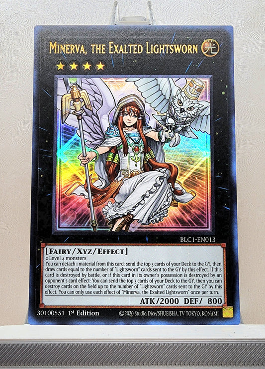 Yugioh! 1x Minerva, the Exalted Lightsworn (BLC1 - Ultra Rare) 1st Edition