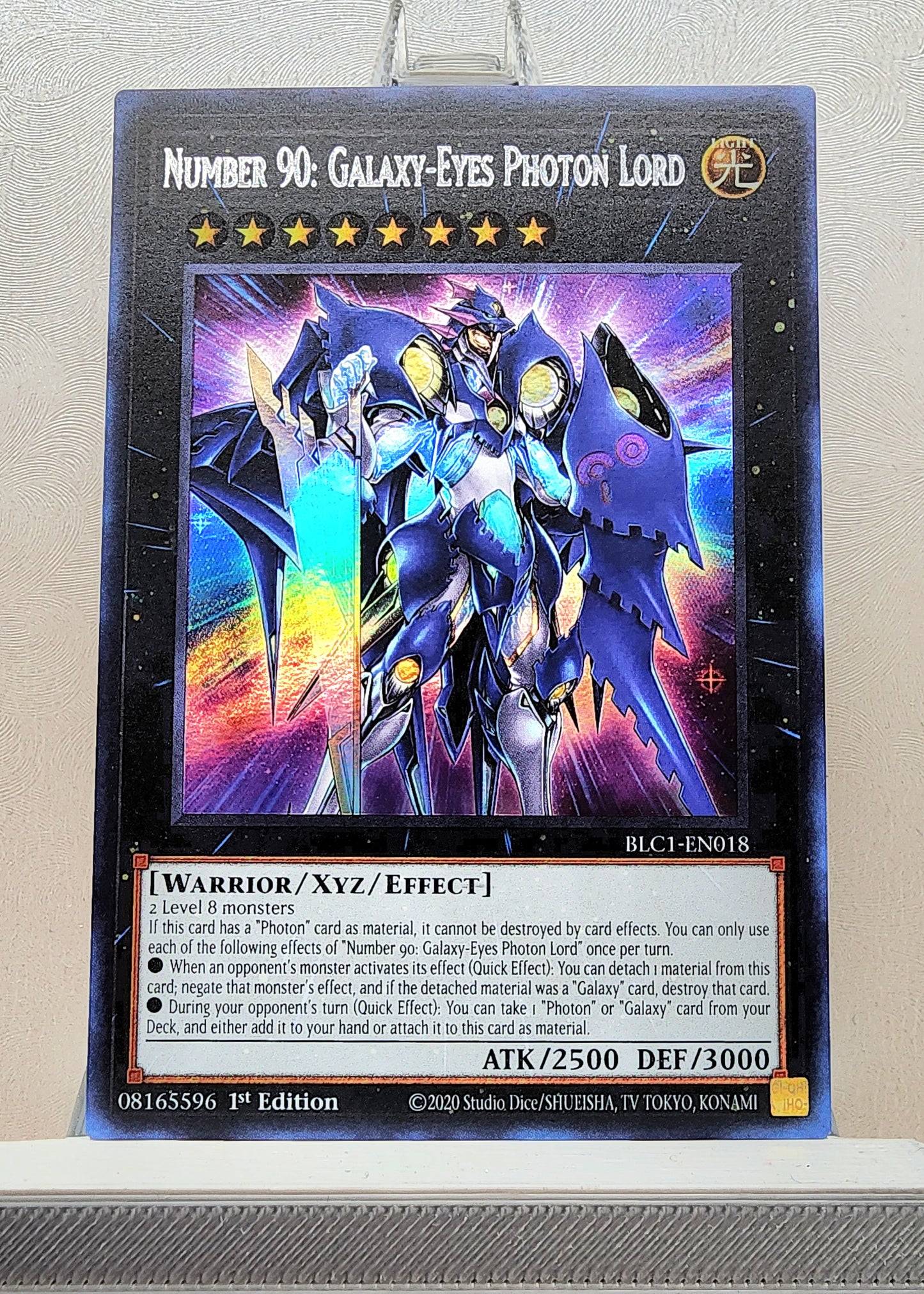 Yugioh! 1x Number 90: Galaxy-Eyes Photon Lord (BLC1 - Ultra Rare) 1st Edition