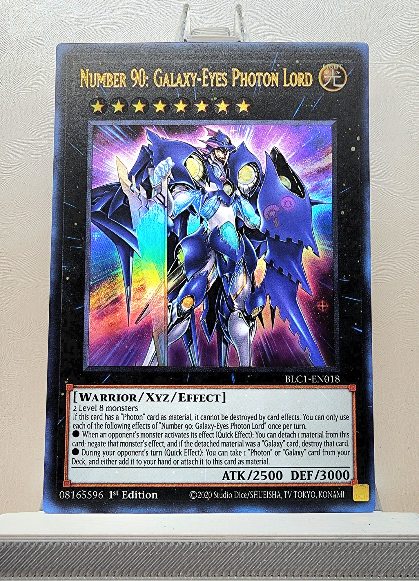 Yugioh! 1x Number 90: Galaxy-Eyes Photon Lord (BLC1 - Ultra Rare) 1st Edition