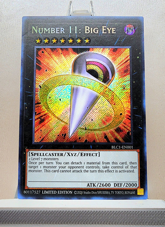 Yugioh! 1x Number 11: Big Eye (BLC1 - Secret Rare) Limited Edition