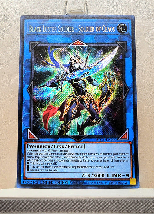 Yugioh! 1x Black Luster Soldier - Soldier of Chaos (BLC1 - Secret Rare) Limited Edition