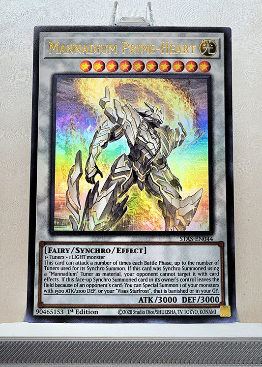 Yugioh! 1x Mannadium Prime-Heart (STAS - Ultra Rare) 1st Edition