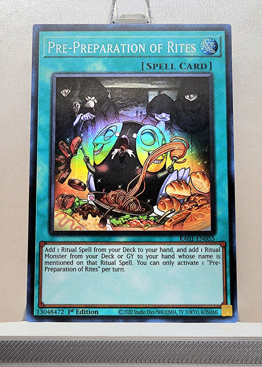 Yugioh! 1x Pre Preparation of Rites (RA01 - Super Rare) 1st Edition