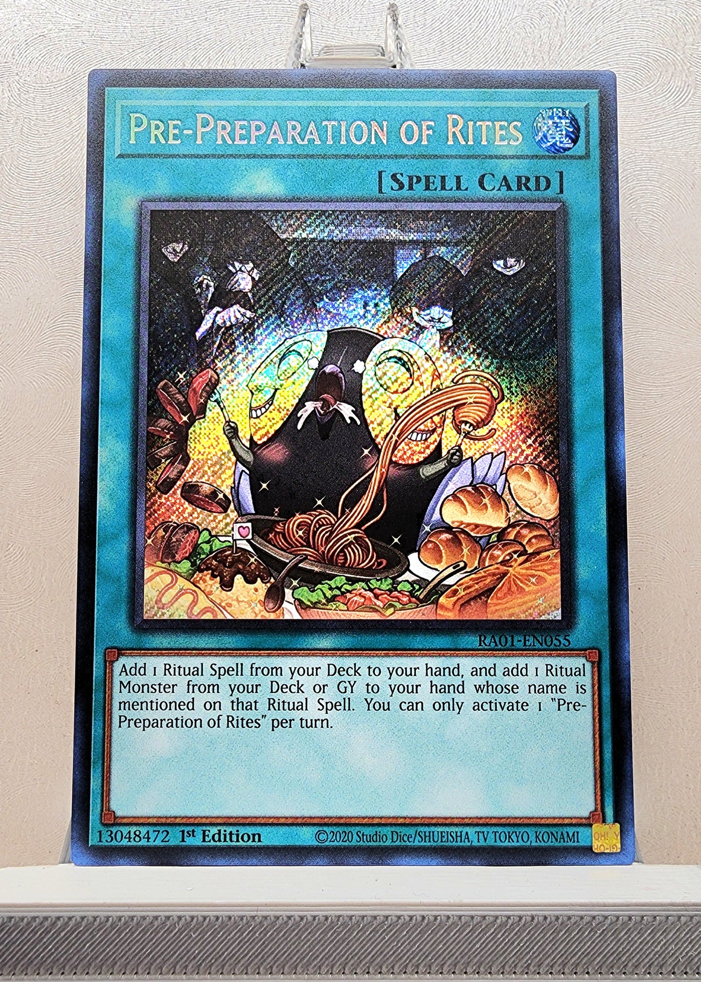 Yugioh! 1x Pre Preparation of Rites (RA01 - Secret Rare) 1st Edition