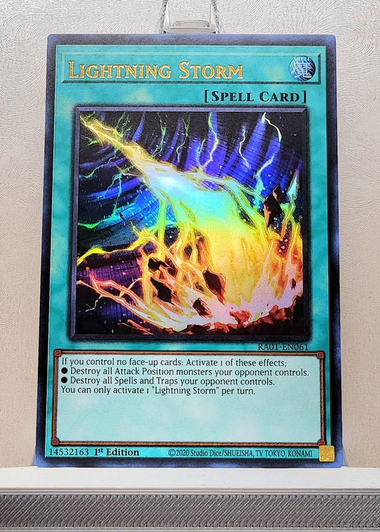 Yugioh! 1x Lightning Storm (RA01 - Ultra Rare) 1st Edition