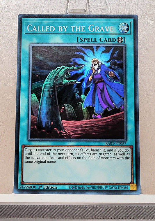 Yugioh! 1x Called by the Grave (RA01 - Super Rare) 1st Edition