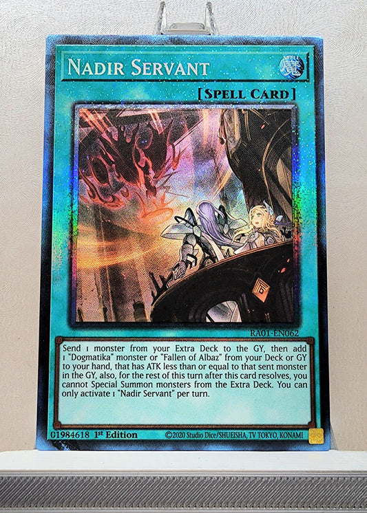 Yugioh! 1x Nadir Servant (RA01 - Prismatic Collectors Rare) 1st Edition