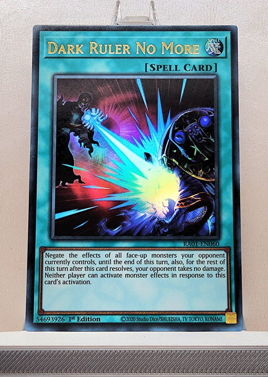 Yugioh! 1x Dark Ruler No More (RA01 - Ultra Rare) 1st Edition