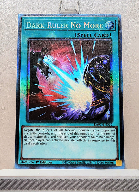 Yugioh! 1x Dark Ruler No More (RA01 - Prismatic Collectors Rare) 1st Edition