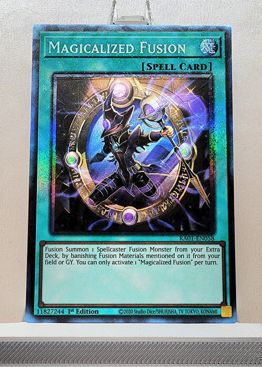 Yugioh! 1x Magicalized Fusion (RA01 - Prismatic Collectors Rare) 1st Edition