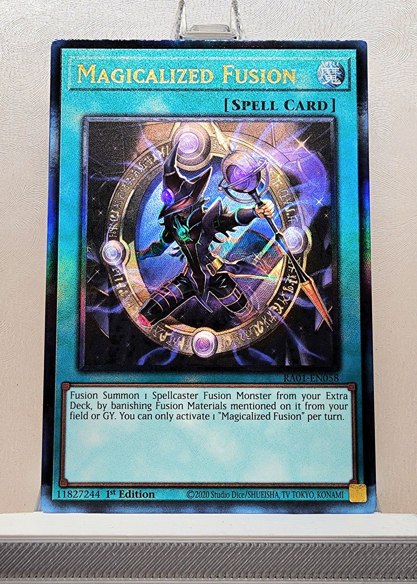 Yugioh! 1x Magicalized Fusion (RA01 - Prismatic Ultimate Rare) 1st Edition