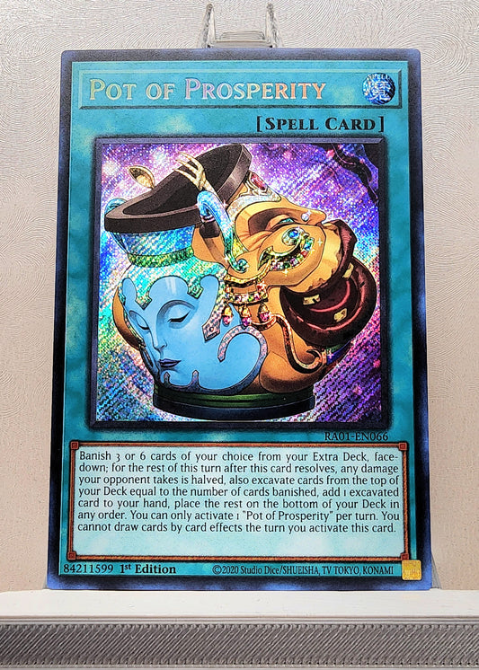 Yugioh! 1x Pot of Prosperity (RA01 - Secret Rare) 1st Edition