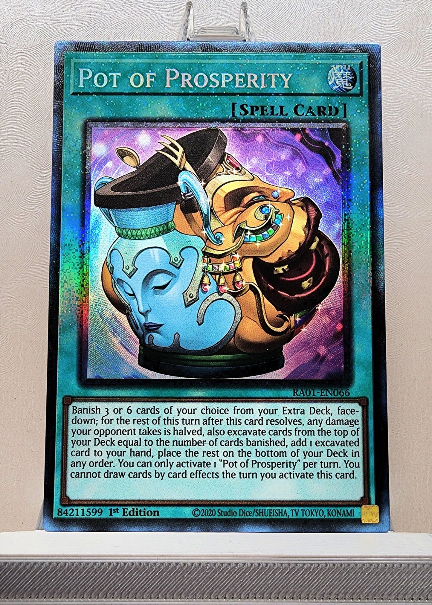 Yugioh! 1x Pot of Prosperity (RA01 - Prismatic Collectors Rare) 1st Edition