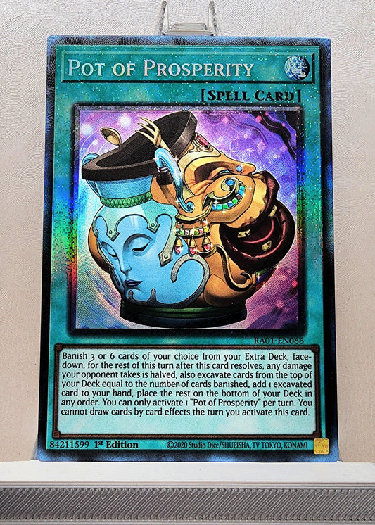 Yugioh! 1x Pot of Prosperity (RA01 - Prismatic Collectors Rare) 1st Edition