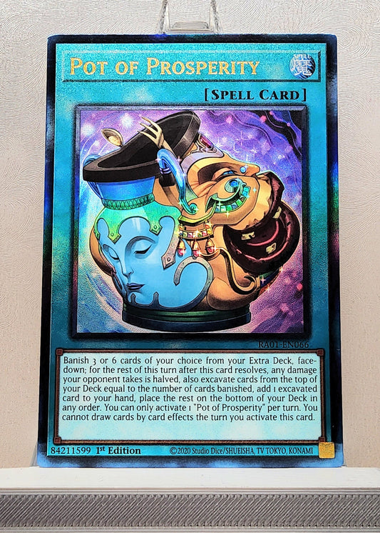 Yugioh! 1x Pot of Prosperity (RA01 - Prismatic Ultimate Rare) 1st Edition