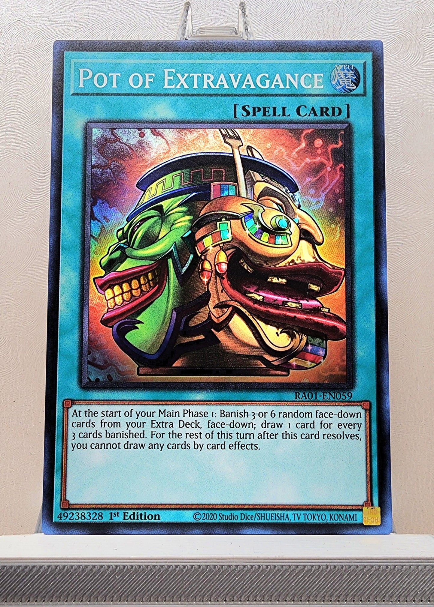 Yugioh! 1x Pot of Extravagance (RA01 - Super Rare) 1st Edition