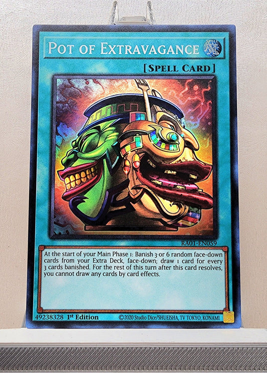 Yugioh! 1x Pot of Extravagance (RA01 - Super Rare) 1st Edition