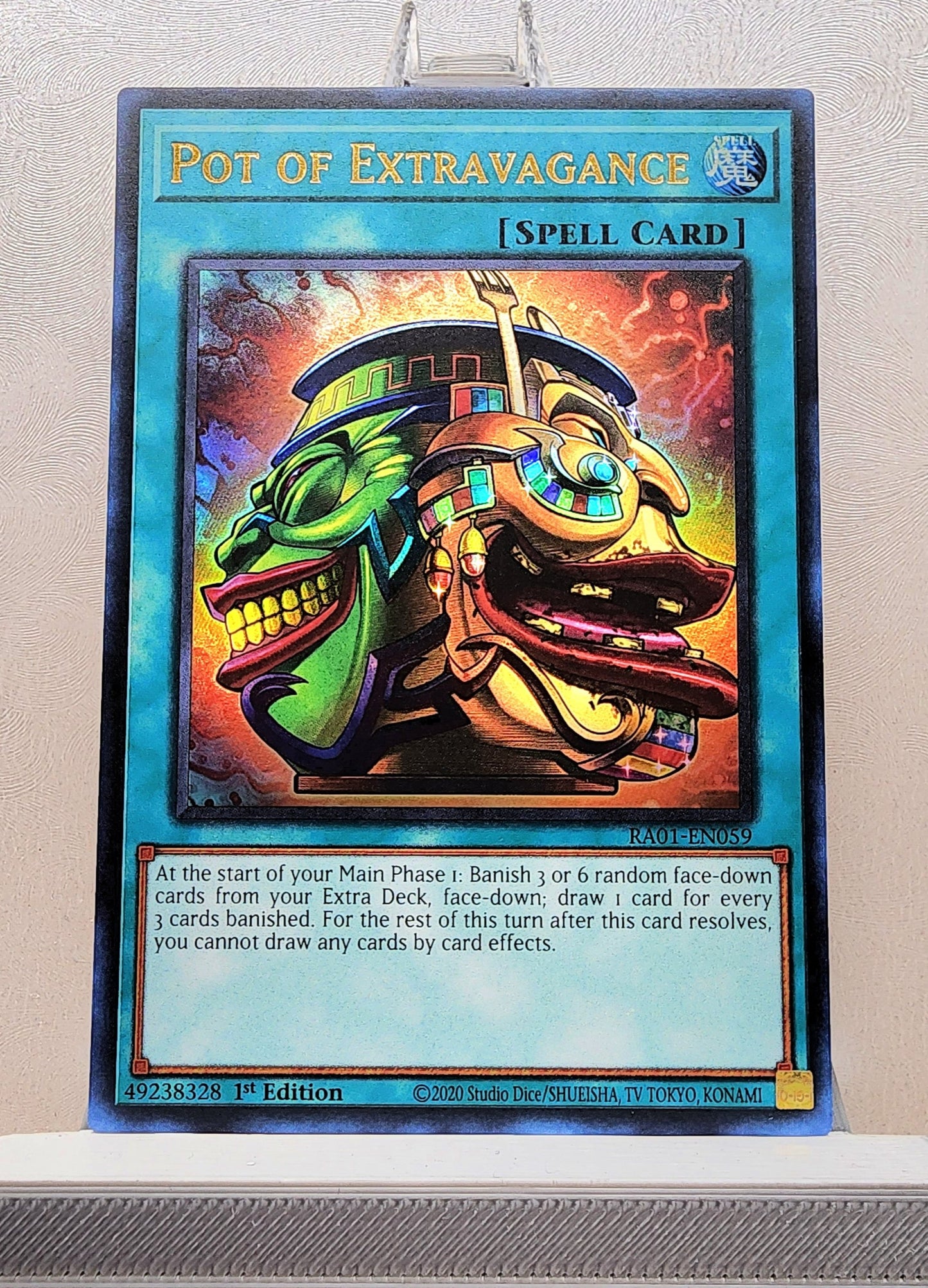 Yugioh! 1x Pot of Extravagance (RA01 - Ultra Rare) 1st Edition