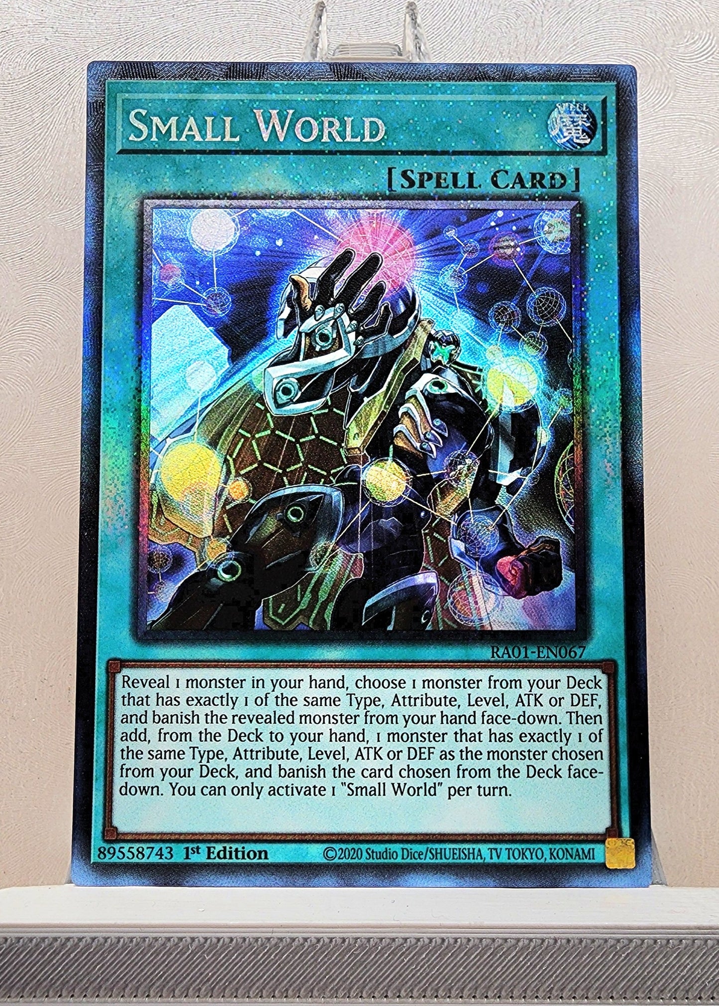 Yugioh! 1x Small World (RA01 - Prismatic Collectors Rare) 1st Edition