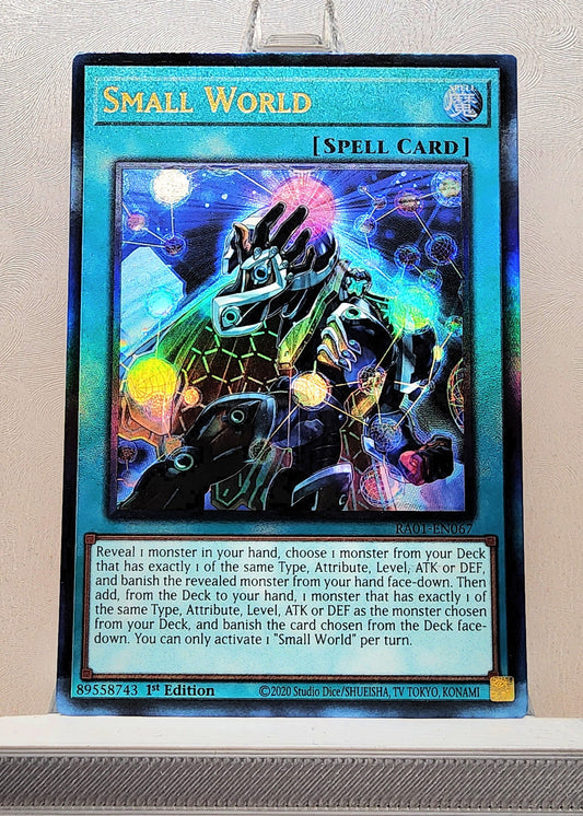 Yugioh! 1x Small World (RA01 - Prismatic Ultimate Rare) 1st Edition