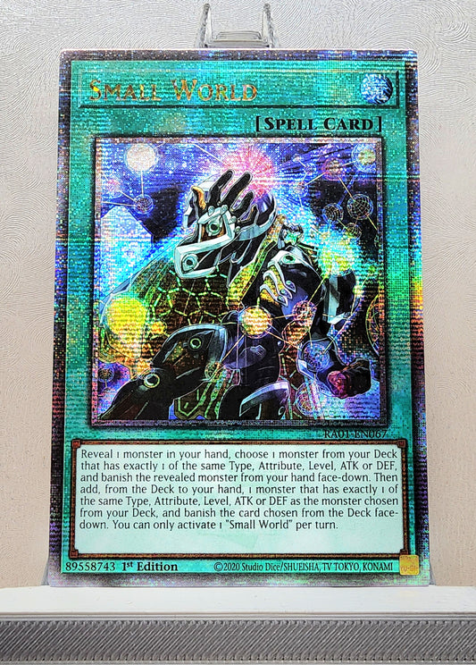 Yugioh! 1x Small World (RA01 - Quarter Century Secret Rare) 1st Edition