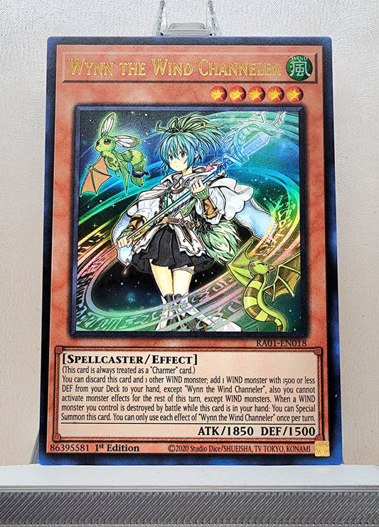 Yugioh! 1x Wynn the Wind Channeler (RA01 - Ultra Rare) 1st Edition