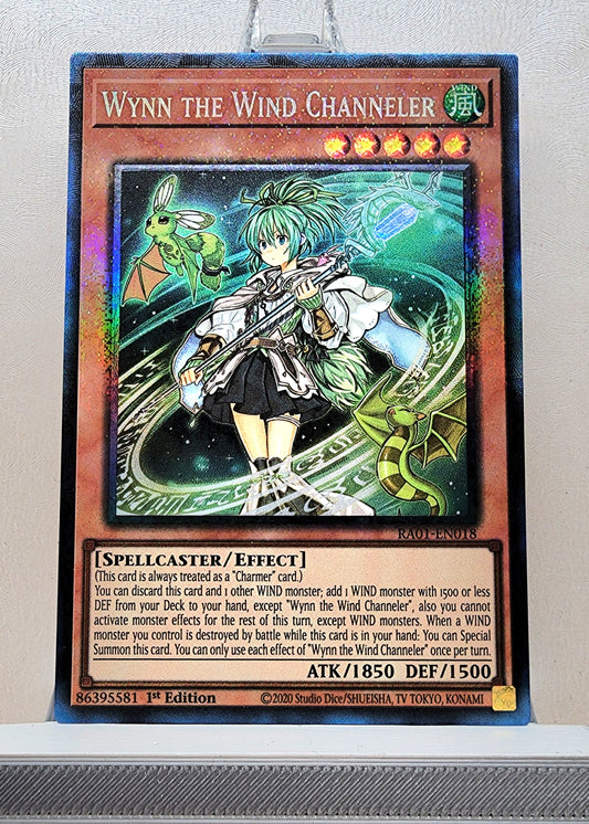 Yugioh! 1x Wynn the Wind Channeler (RA01 - Prismatic Collectors Rare) 1st Edition