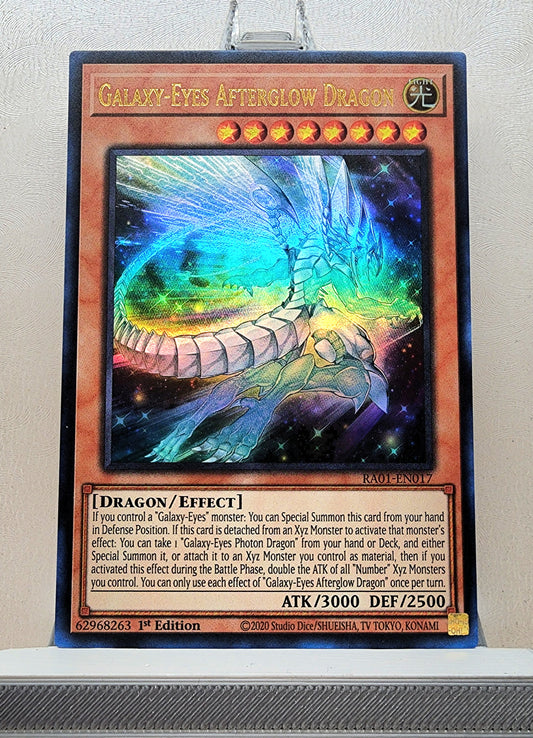 Yugioh! 1x Galaxy-Eyes Afterglow Dragon (RA01 - Ultra Rare) 1st Edition