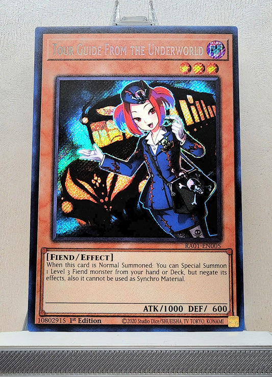 Yugioh! 1x Tour Guide from the Underworld (RA01 - Secret Rare) 1st Edition