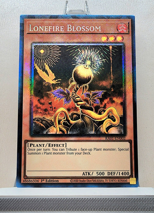 Yugioh! 1x Lonefire Blossom (RA01 - Prismatic Collectors Rare) 1st Edition