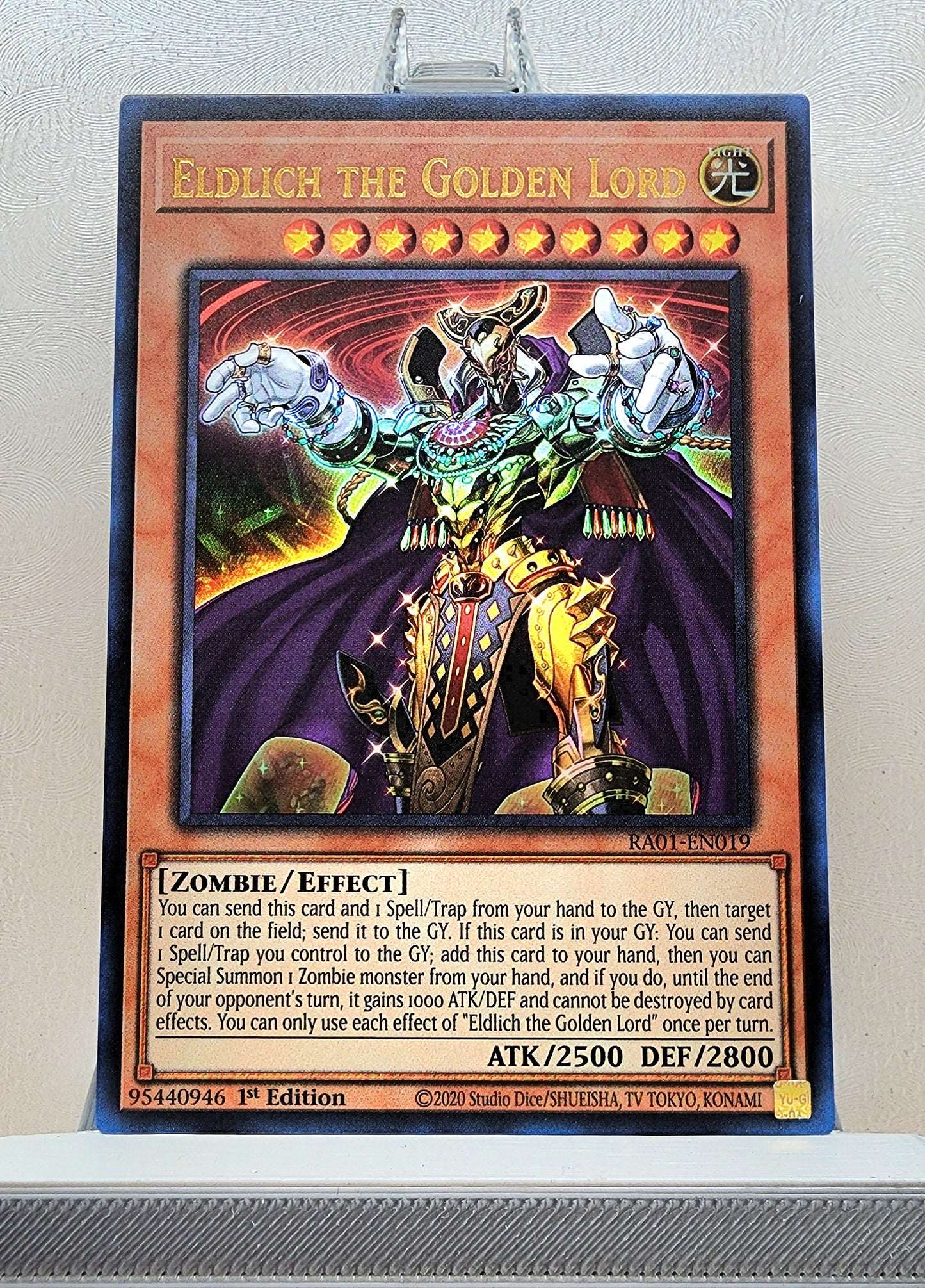 Yugioh! 1x Eldlich the Golden Lord (RA01 - Ultra Rare) 1st Edition