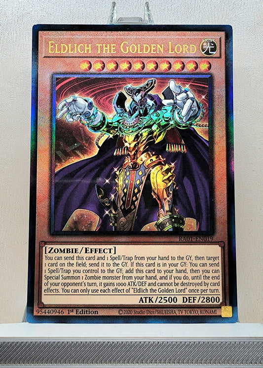 Yugioh! 1x Eldlich the Golden Lord (RA01 - Prismatic Ultimate Rare) 1st Edition