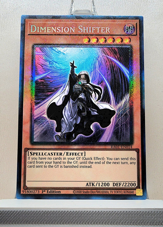 Yugioh! 1x Dimension Shifter (RA01 - Prismatic Collectors Rare) 1st Edition