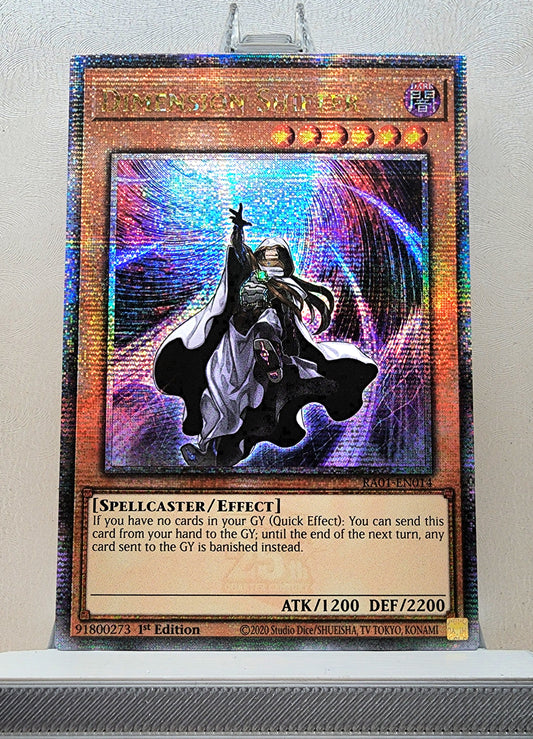 Yugioh! 1x Dimension Shifter (RA01 - Quarter Century Secret Rare) 1st Edition