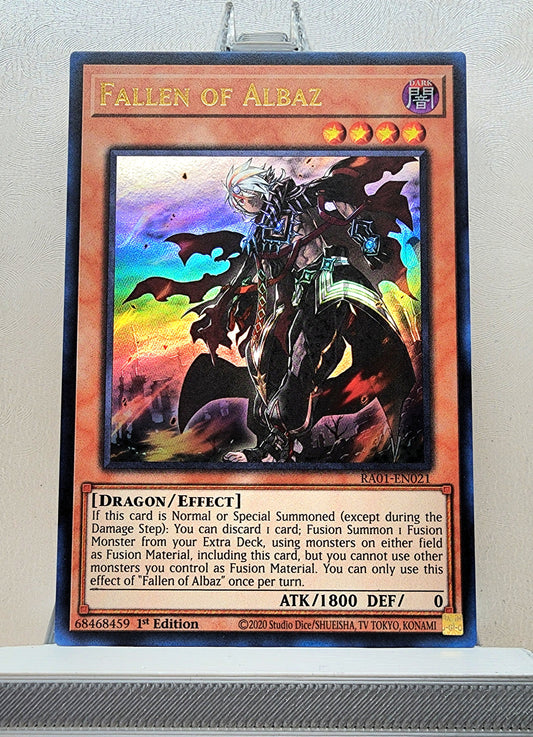 Yugioh! 1x Fallen of Albaz (RA01 - Ultra Rare) 1st Edition