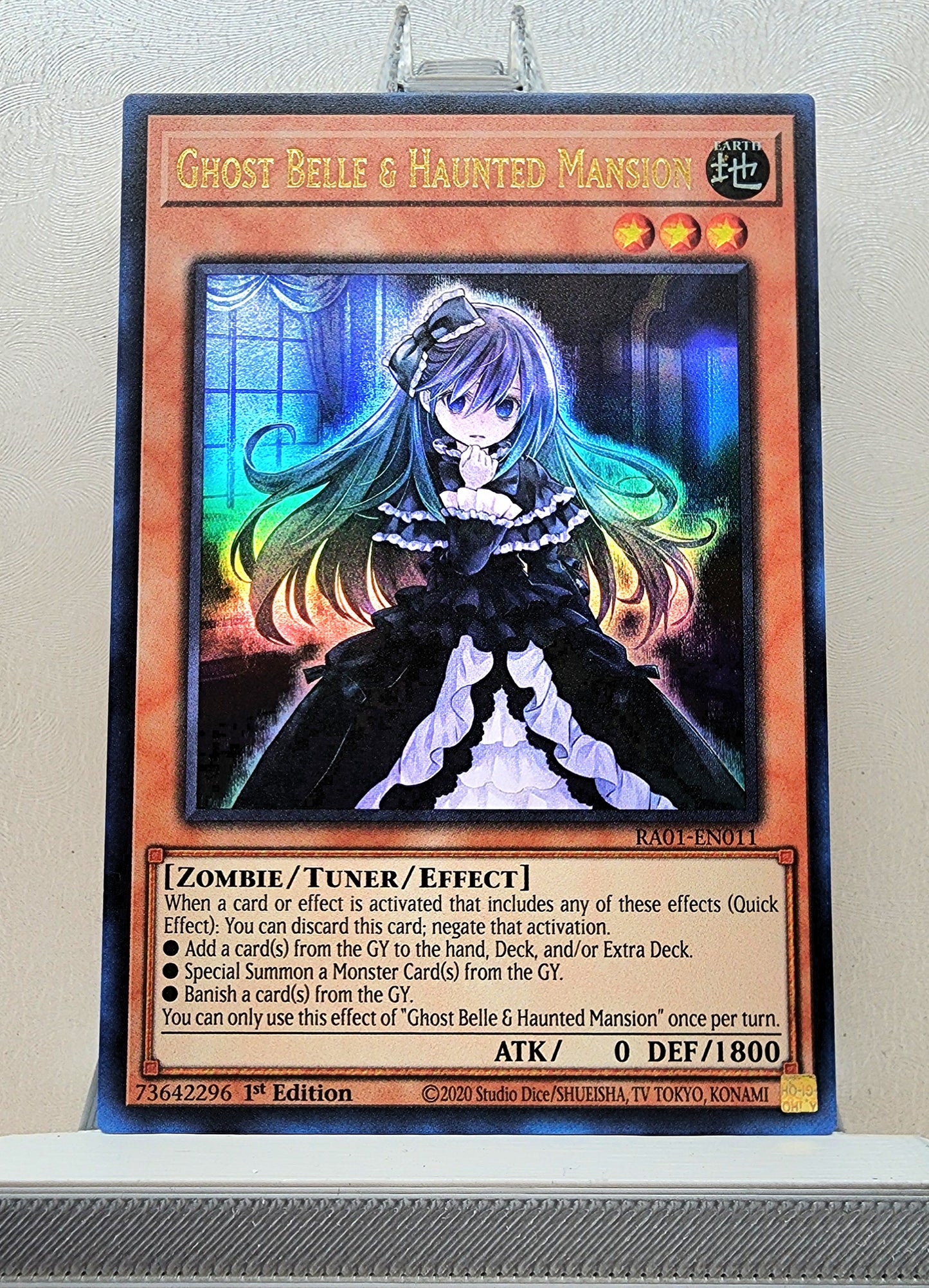 Yugioh! 1x Ghost Belle & Haunted Mansion (RA01 - Ultra Rare) 1st Edition