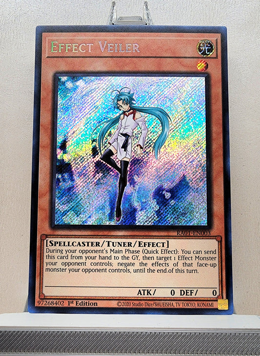 Yugioh! 1x Effect Veiler (RA01 - Secret Rare) 1st Edition