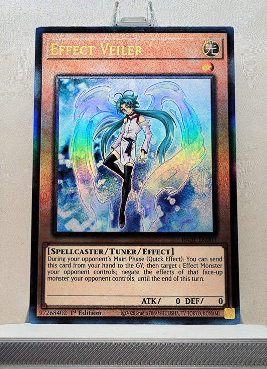 Yugioh! 1x Effect Veiler (RA01 - Prismatic Ultimate Rare) 1st Edition