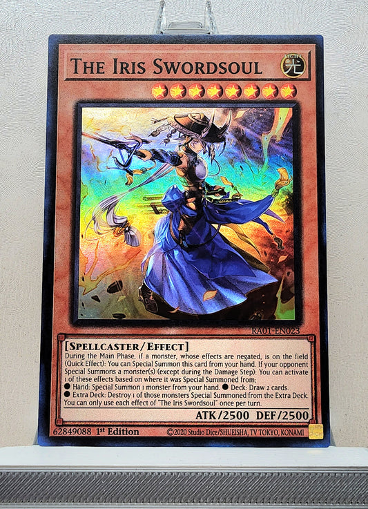 Yugioh! 1x The Iris Swordsoul (RA01 - Super Rare) 1st Edition