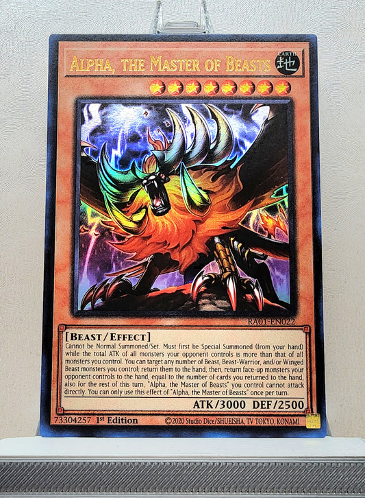 Yugioh! 1x Alpha, the Master of Beasts (MP21/RA01 - Ultra Rare) 1st Edition