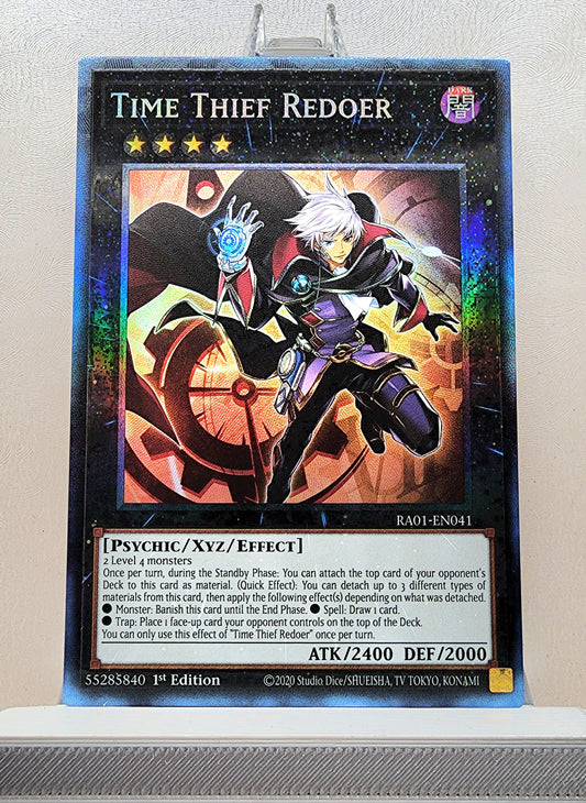 Yugioh! 1x Time Thief Redoer (RA01 - Prismatic Collectors Rare) 1st Edition