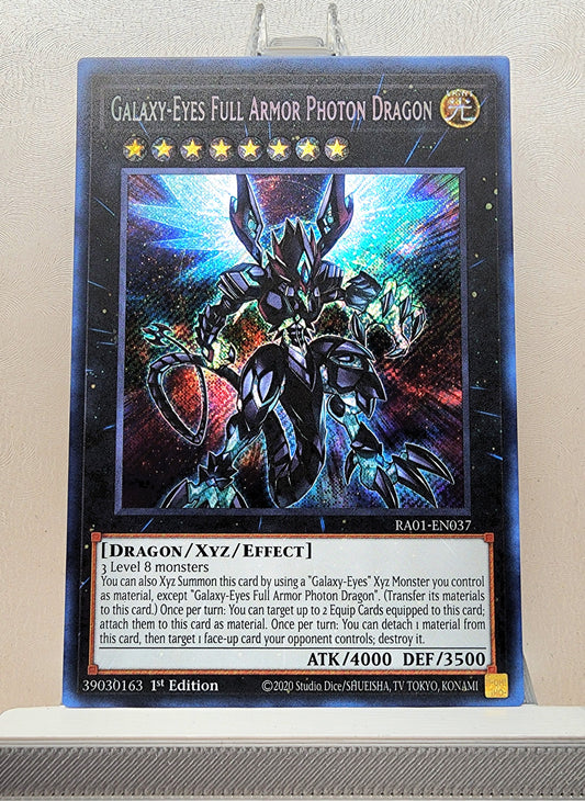 Yugioh! 1x Galaxy-Eyes Full Armor Photon Dragon (RA01 - Secret Rare) 1st Edition